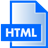 HTML File Extension Icon